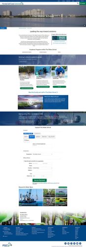 The Water School Before Redesign